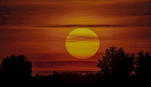 Sommer, Zeit der späten Sonnenuntergänge!
